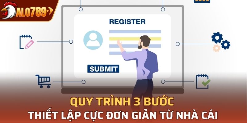 Quy trình 3 bước thiết lập cực đơn giản từ nhà cái